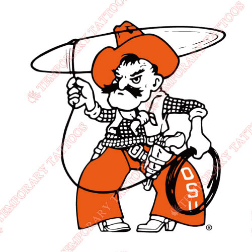 Oklahoma State Cowboys Customize Temporary Tattoos Stickers NO.5775